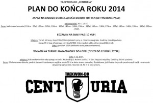 Plan treningowy